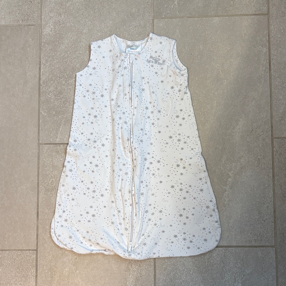 Halo Starry Sky Sleep Sack - White and Gray